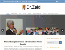 Tablet Screenshot of doctorzaidi.com